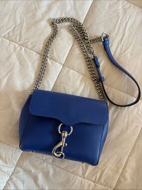 Rebecca Minkoff Blue Leather Statement Purse 2000’s vibes